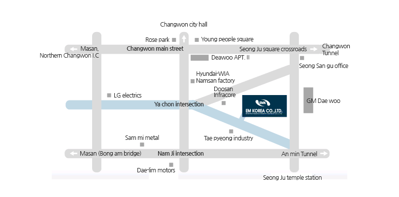 Changwon Head Quarter map