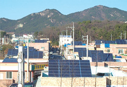 Green village at Sinhyocheon town